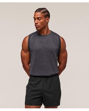 GYMSHARK Versatile Seamless Tank - Blue
