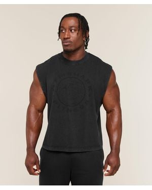 GYMSHARK Vintage Legacy Tank - Black