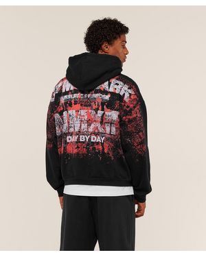 GYMSHARK Numerals Hoodie - Red