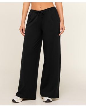 GYMSHARK Lightweight Wide Leg Trousers Regular - Black