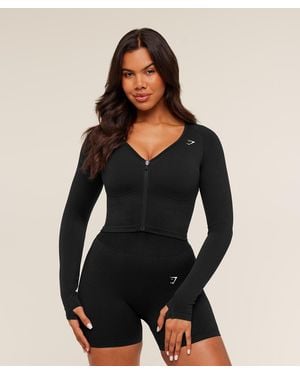 GYMSHARK Lift Seamless Jacket - Black