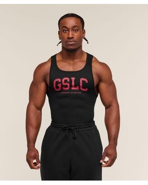 GYMSHARK Gslc Ribbed Tank - Black