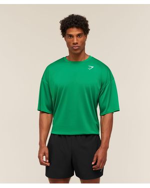 GYMSHARK Arrival Oversized T-Shirt - Green
