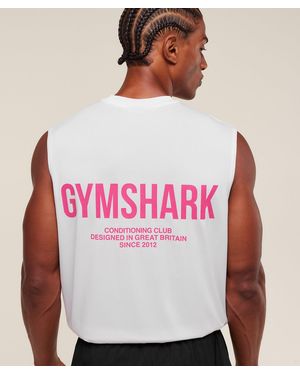 GYMSHARK Conditioning Club Tank - White