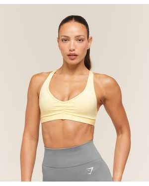 GYMSHARK Ruched Sports Bra 2.0 - Red