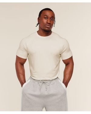 GYMSHARK X Cbum Essential T-Shirt - Natural
