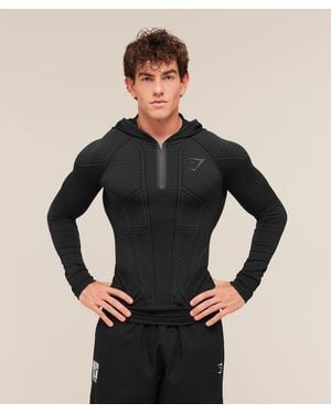 GYMSHARK Onyx V1 Hoodie - Black