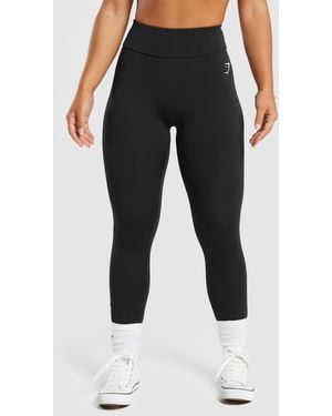 GYMSHARK Power Regular Leggings - Black