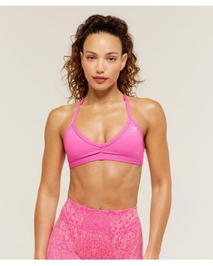 GYMSHARK Minimal Sports Bra - Pink