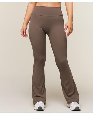 GYMSHARK Shape Flared Short Leggings - Brown