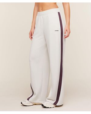 GYMSHARK Lightweight Tricot Wide Leg Pants - White