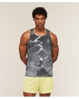GYMSHARK X Frazetta X Run Club Vest - Black