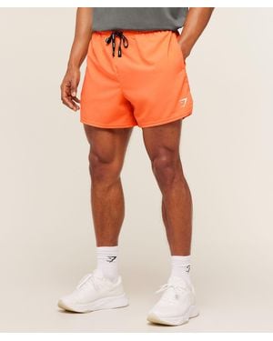 GYMSHARK Train 5" Shorts - Orange