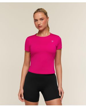 GYMSHARK Training Baby Tee - Pink