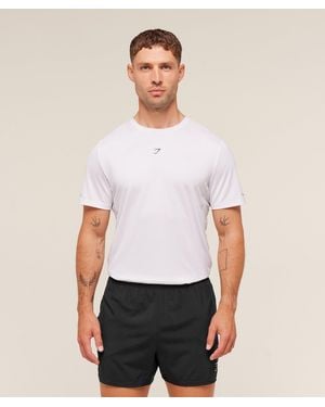 GYMSHARK Running T-Shirt - White