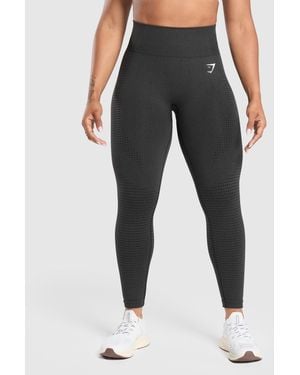 GYMSHARK Vital Seamless Short Leggings - Black