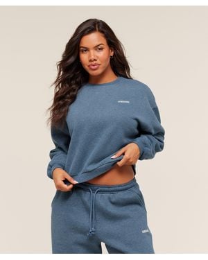 GYMSHARK Cosy Luxe Sweatshirt - Blue