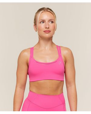 GYMSHARK Hybrid Sports Bra - Pink
