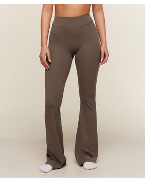 GYMSHARK Softsense High-Rise Flared Leggings - Brown