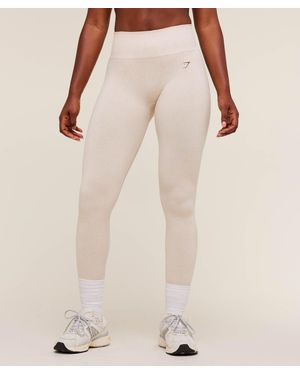 GYMSHARK X Twinsbfit Leggings - Natural