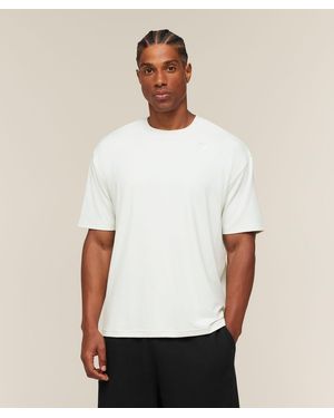 GYMSHARK Campus Crest T-Shirt - White