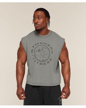 GYMSHARK Vintage Legacy Tank - Grey