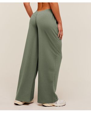 GYMSHARK Lifting Dipped Waistband Pants - Green