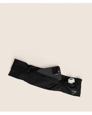 GYMSHARK Running Waist Belt - Black