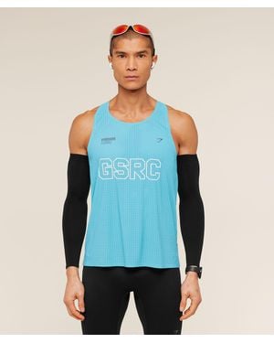 GYMSHARK Running Elite Race Vest - Blue