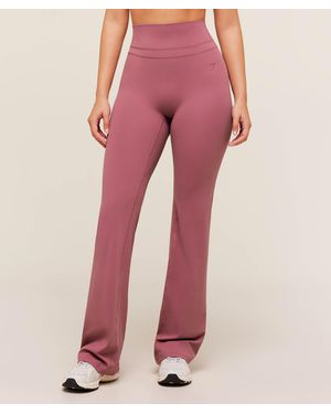 GYMSHARK Whitney Regular Flared Legging - Pink