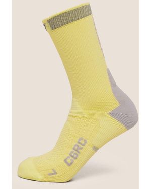 GYMSHARK Running Elite Crew Single Sock - Yellow