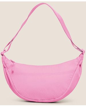 GYMSHARK Pleat Crossbody - Pink