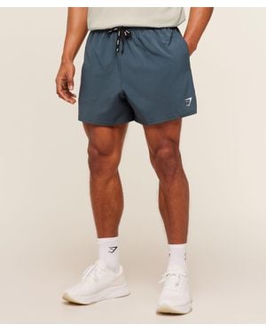 GYMSHARK Train 5" Shorts - Blue