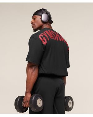 GYMSHARK Power T-Shirt - Black
