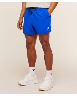 GYMSHARK Train 5" Shorts - Blue