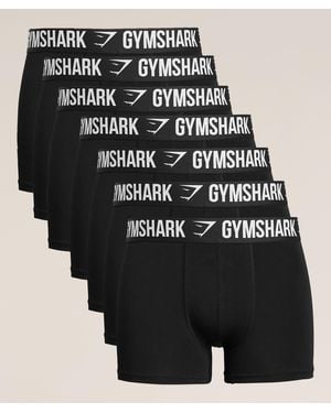 GYMSHARK Boxer Brief 7Pk - Black