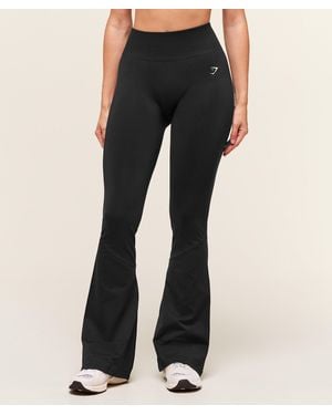 GYMSHARK Everyday Seamless Flared Leggings - Blue