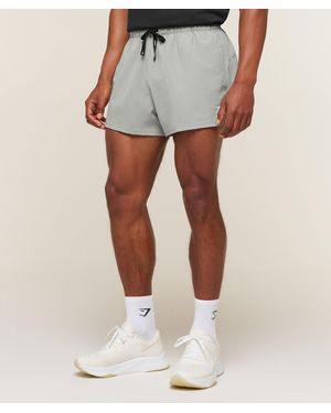 GYMSHARK Train 4" Shorts - Grey
