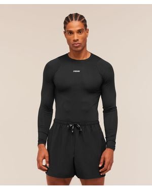 GYMSHARK Train Long Sleeve T-Shirt - Black