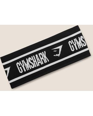 GYMSHARK Diffuse Logo Headband - Black