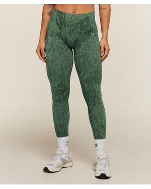 GYMSHARK Adapt Animal X Whitney Leggings - Green