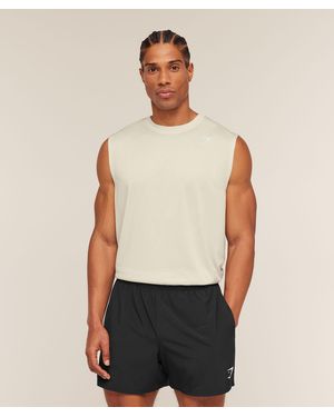 GYMSHARK Washed Pastels Tank - Natural