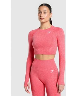 GYMSHARK Vital Crop Top - Pink