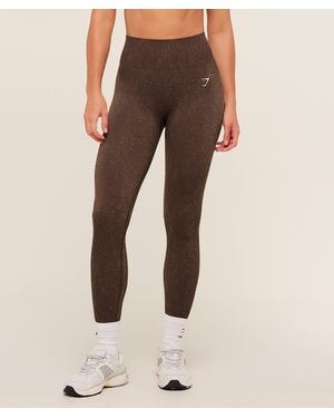 GYMSHARK Adapt Fleck X Whitney Leggings - Brown