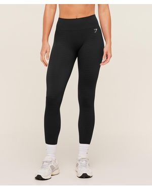 GYMSHARK Steel Seamless Leggings - Blue