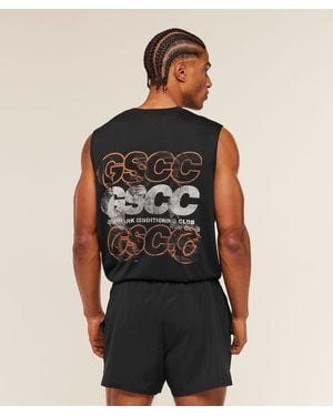 GYMSHARK Gscc Graphic Tank - Black