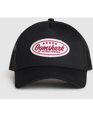 GYMSHARK Trucker Cap - Black