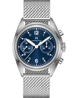 Hamilton Khaki Aviation Pilot Pioneer Mechanical Chronograph - Metallizzato