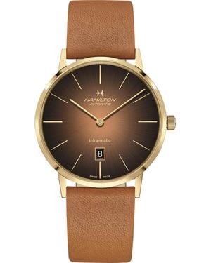 Hamilton American Classic Intra-Matic Auto - Marrone