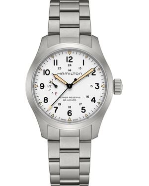 Hamilton Khaki Field Khaki Field Mechanical Power Reserve 40 mm - Metallizzato
